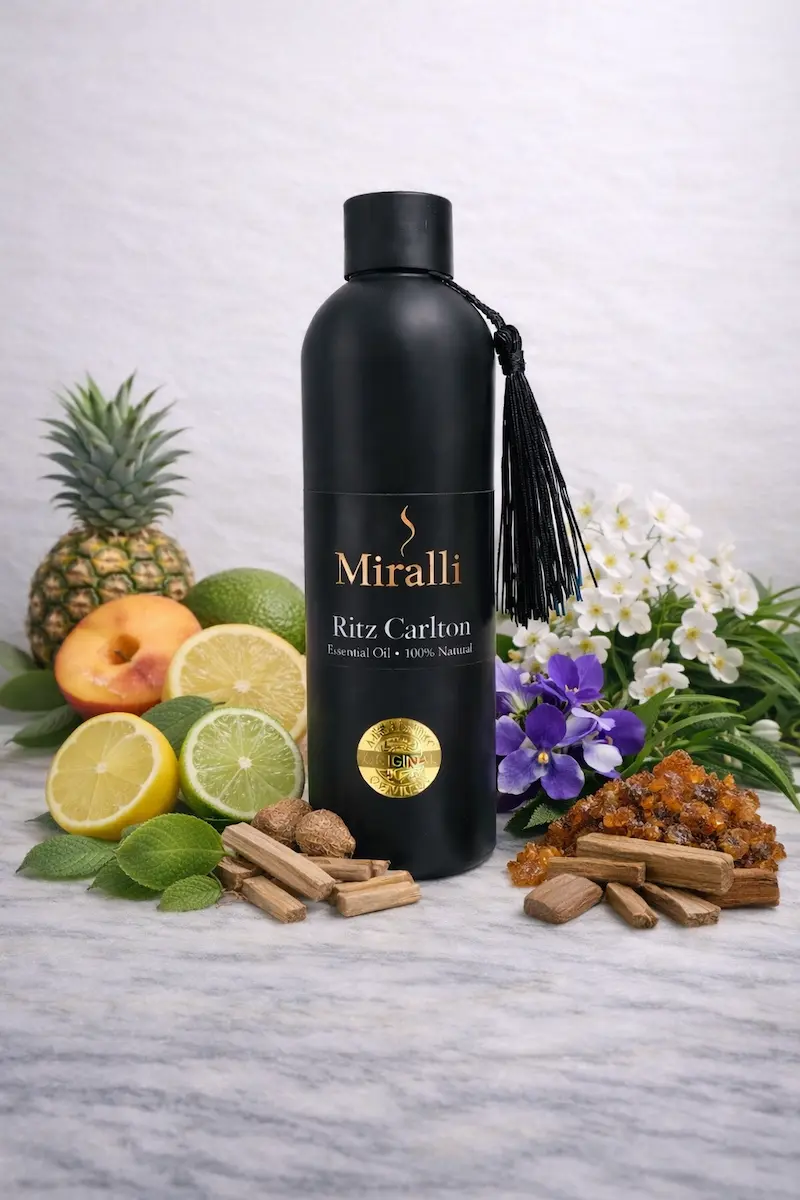 Miralli Ritz Carlton aroma diffúzor illat üvege, luxus szállodai lakásillatosító